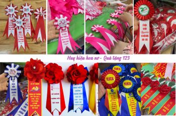 CUNG CẤP PHÔI HUY HIỆU HOA NƠ-XỈ PHÔI HOA ĐẠI BIỂU- HOA CƯỚI-HOA CÀI ÁO ĐẠI BIỂU
