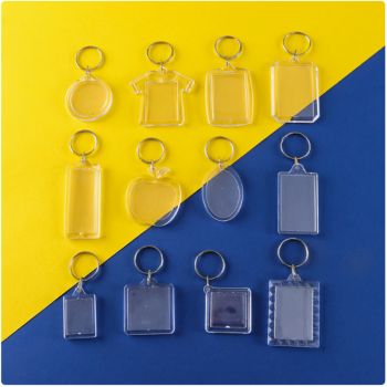 CUNG CẤP PHÔI MÓC KHÓA MICA- NHẬN IN MÓC KHÓA MICA