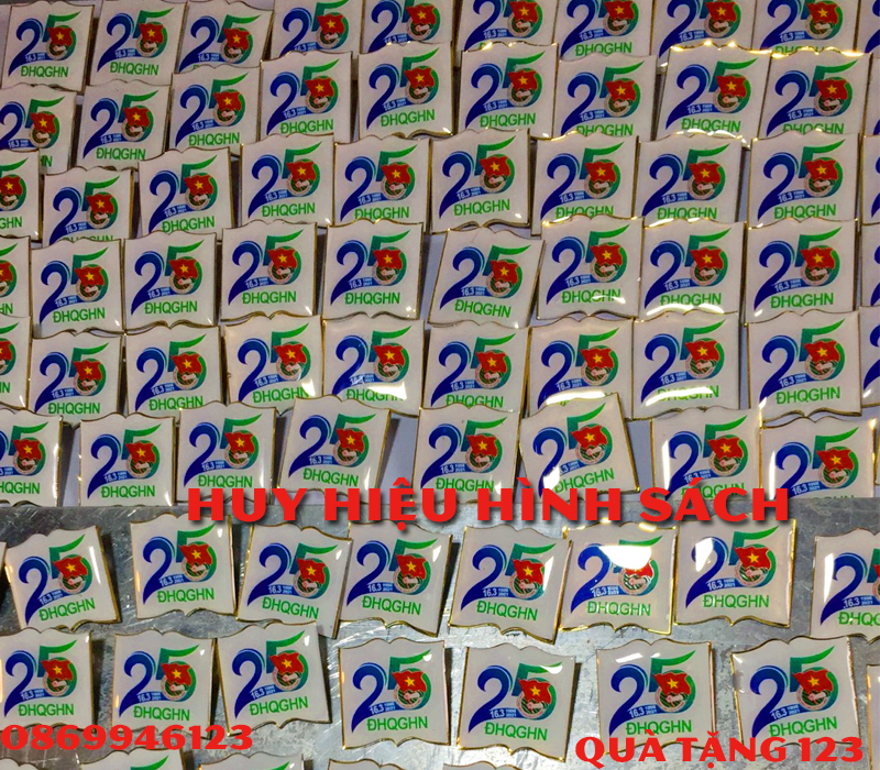 huy hiệu inox