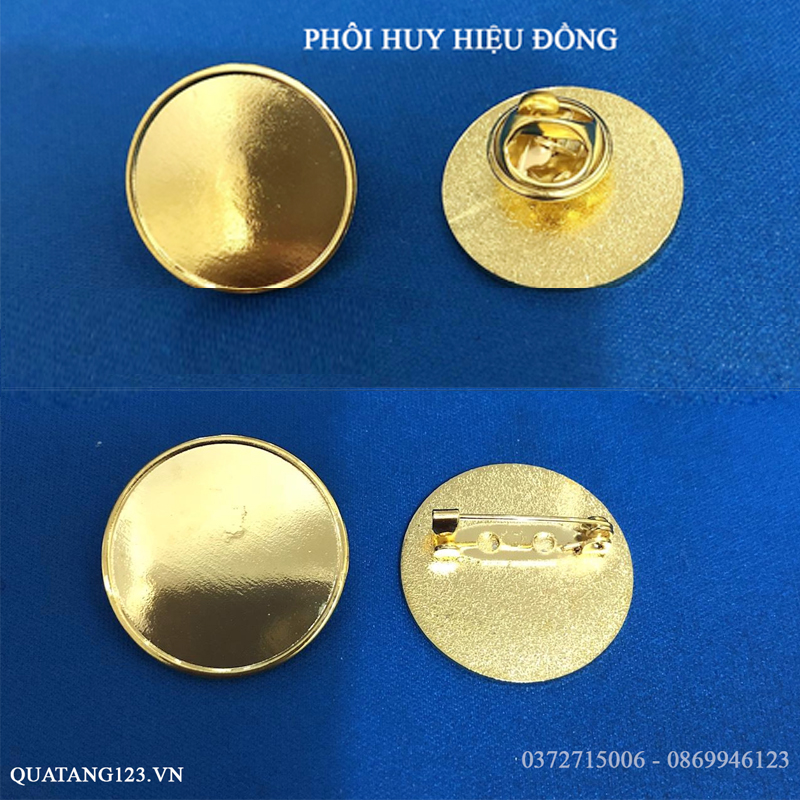 Phôi huy hiệu đồng