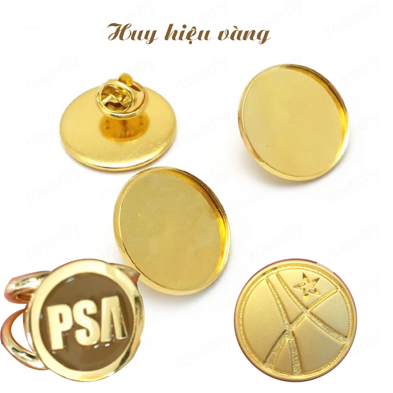 pin-huy hiệu vàng